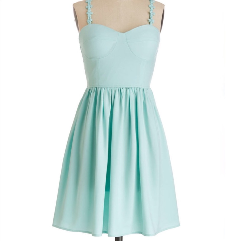 MODCLOTH ‘BLUE PERSPECTIVE DRESS’